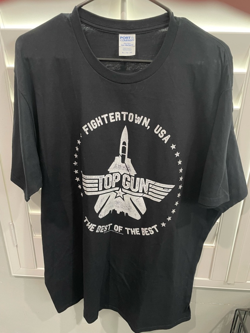 Black Top Gun Graphic Tee - Men's Casual Shirt
